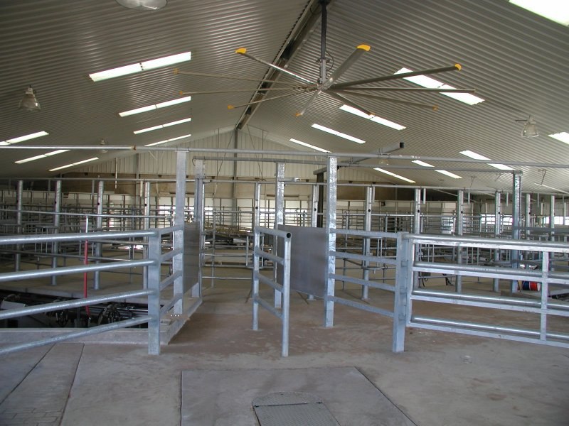 Carrousel milking parlour