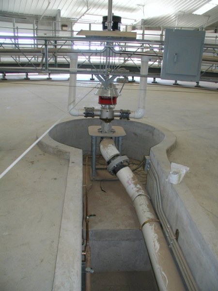 Carrousel milking parlour