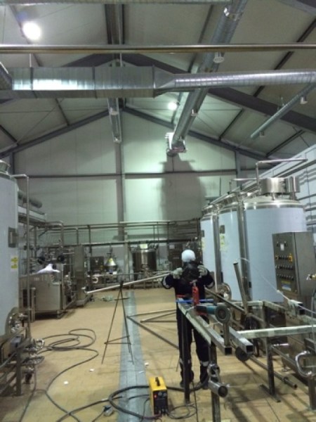 Milk processing plant