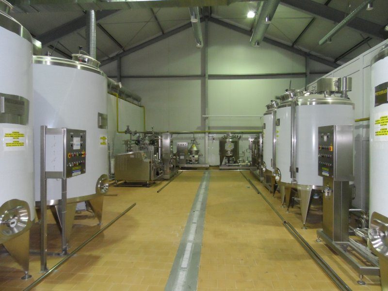 Milk processing plant