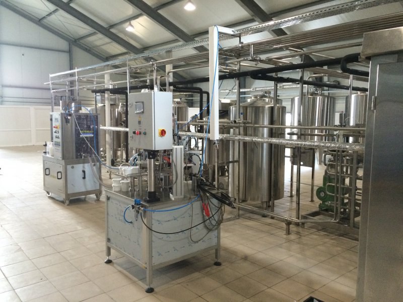 Milk processing plant