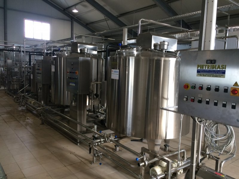 Milk processing plant