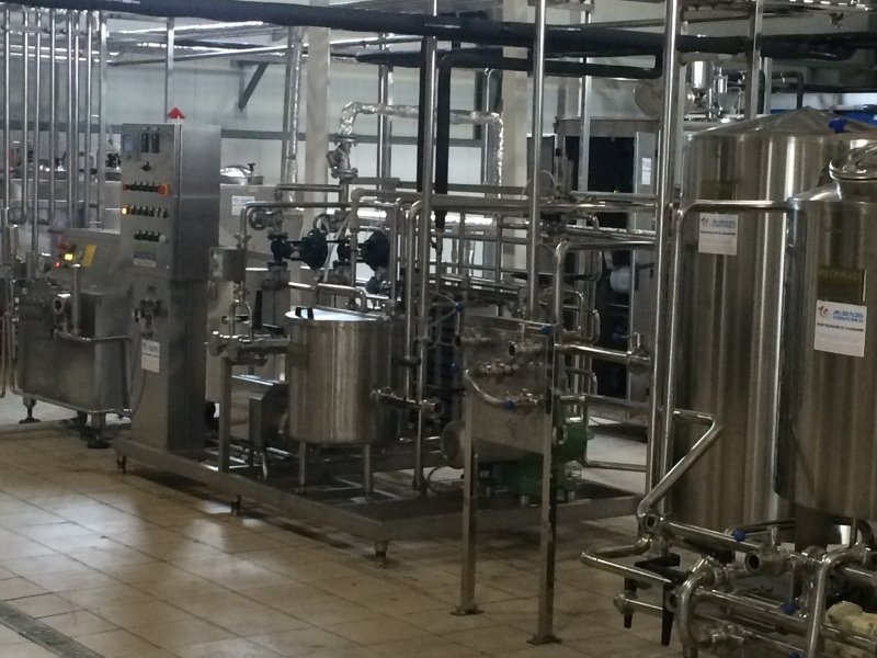 Milk processing plant