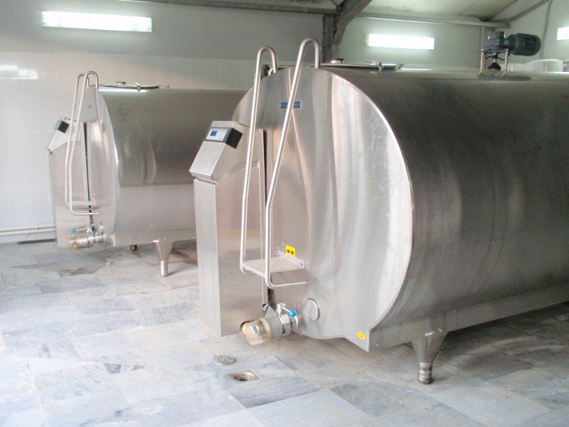 Milk cooling and -storage