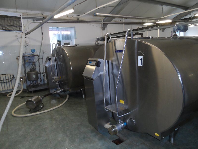 Milk cooling and -storage