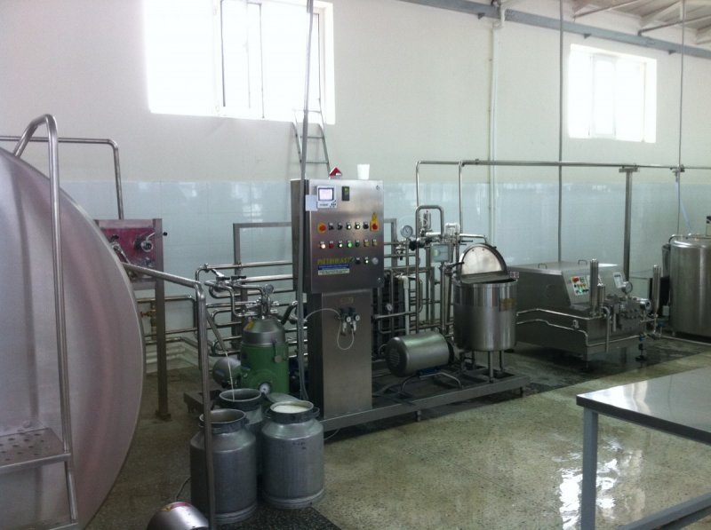 Milk processing plant 10.000ltr